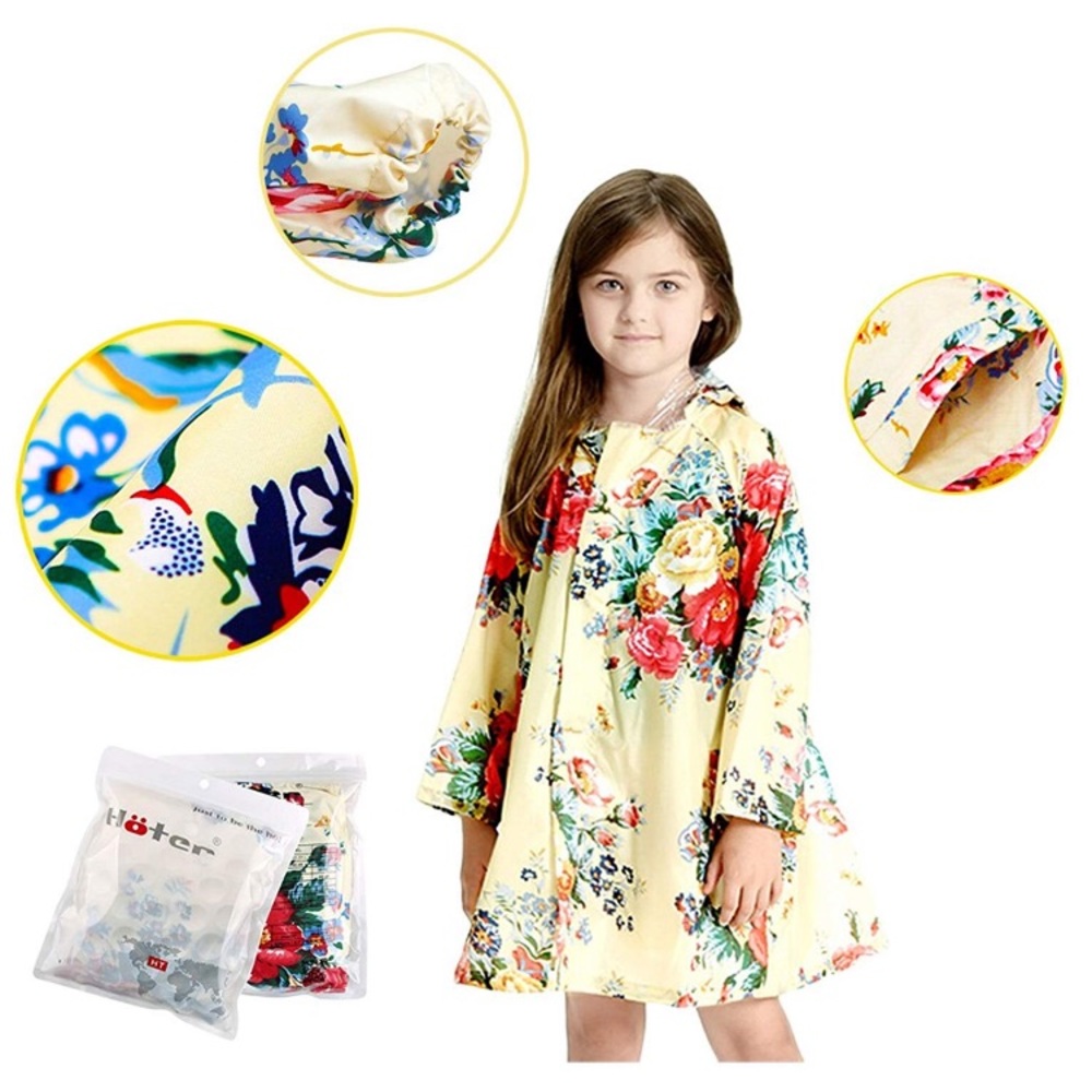 💚 Girls Rain Jacket - Picture 4 of 5